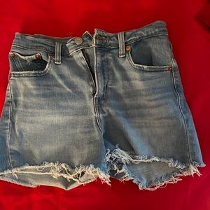 Levi High Rise Shorts